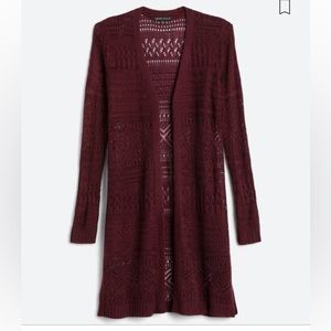 LOVE ELLIE Kinsley Pointelle Cardigan XS